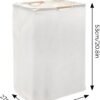 550x732-15.jpg Unyqoos® Opvouwbare Wastas van 60L met Houten Handvatten voor Badkamer en Huishoudelijke Opslag