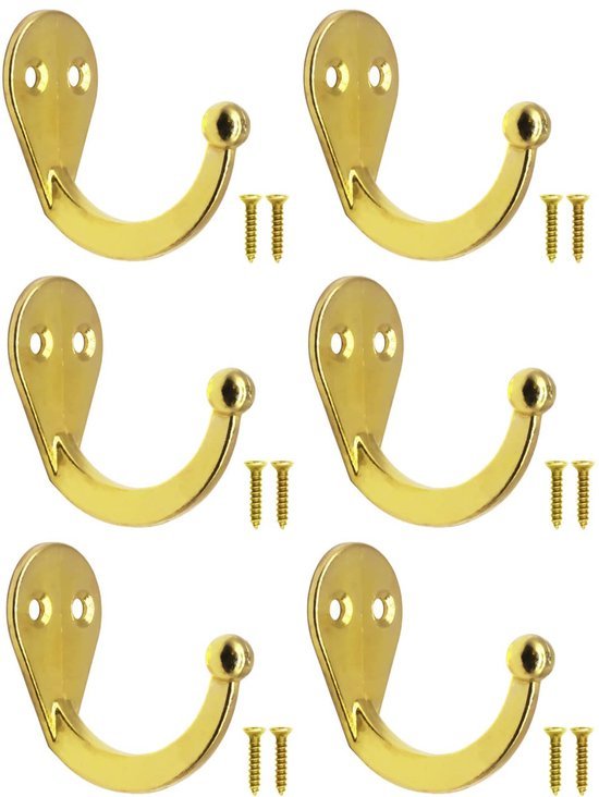 550x732-19.jpg Unyqoos® Set van zes stevige gouden haken voor keuken en garderobe