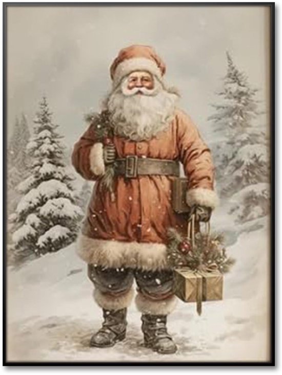 550x732-20.jpg Unyqoos® Set van 3 Vintage Kunstposters met Winterse Thema's voor Huisdecoratie