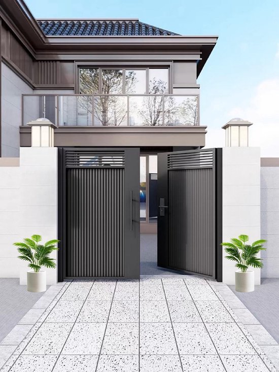 Unyqoos® Realistische kunstpalm in pot voor stijlvolle interieurdecoratie