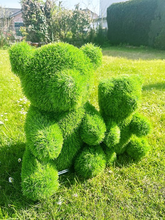 Unyqoos® Decoratieve tuinfiguren van kunstgras in diervormen voor buitengebruik