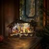 Unyqoos® Decoratieve LED waterlantaarn met kribbe en timer voor sfeervol interieur