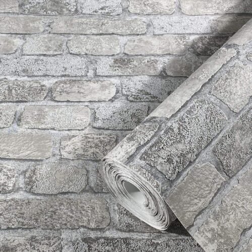 550x733-43.jpg Unyqoos® Stijlvol grijs steenbehang met 3D-effect voor elke kamer in huis