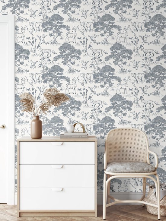 550x733-45.jpg Unyqoos® Zelfklevend vinyl behang met dierenmotief voor kinderkamer en meer