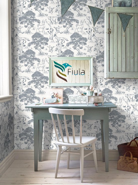 550x733-47.jpg Unyqoos® Zelfklevend vinyl behang met dierenmotief voor kinderkamer en meer