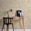 Unyqoos® Hoogwaardig vliesbehang met steenmotief voor stijlvol interieurontwerp