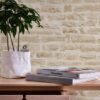 Unyqoos® Hoogwaardig vliesbehang met steenmotief voor stijlvol interieurontwerp