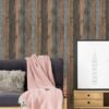 Unyqoos® Fotorealistisch houtlook vliesbehang voor een warme en natuurlijke uitstraling