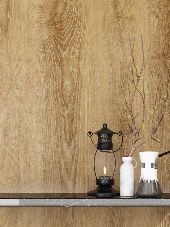 Unyqoos® Zelfklevende Meubelfolie in Vintage Houtlook voor Diverse Toepassingen
