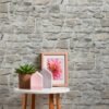 Unyqoos® Hoogwaardig vliesbehang met natuursteenmotief voor sfeervolle interieurs
