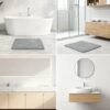 550x733-99.jpg Unyqoos® Zachte en absorberende antislip badmat voor badkamer en woonkamer
