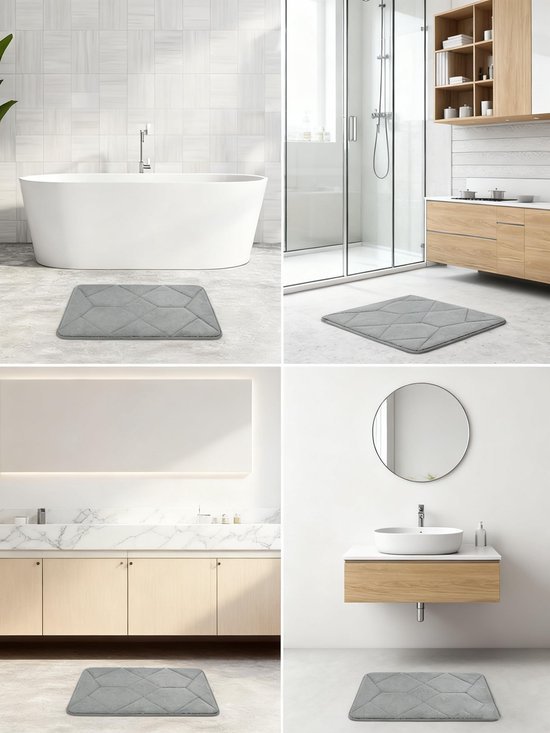 550x733-99.jpg Unyqoos® Zachte en absorberende antislip badmat voor badkamer en woonkamer