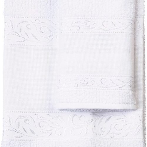 550x737-1.jpg Unyqoos® Complete Set Gastendoeken met Borduurinzet voor Elegante Badkamerdecoratie