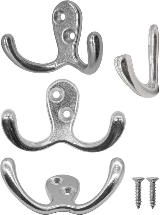 550x738-4.jpg Unyqoos® Set van 5 stijlvolle dubbele haken voor garderobe en badkamer