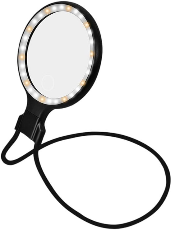 Unyqoos® Handsfree leesloep met LED verlichting en verstelbare vergroting voor senioren