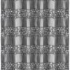 Unyqoos® Glinsterend zilverkleurig douchegordijn met modern en stijlvol design