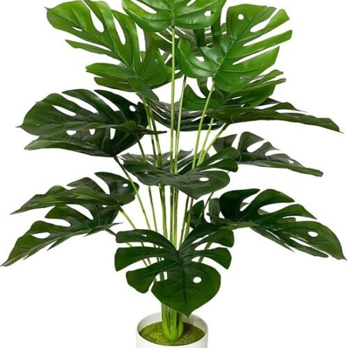 Unyqoos® Grote decoratieve kunstplant in pot voor interieur en exterieur gebruik
