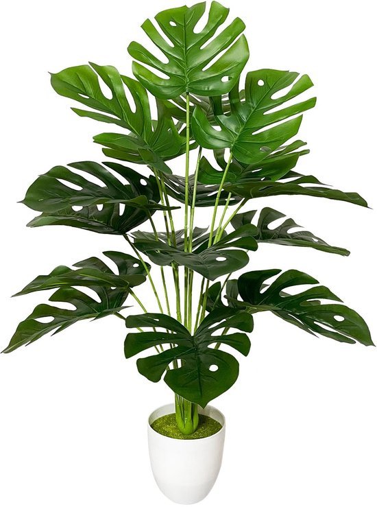 Unyqoos® Grote decoratieve kunstplant in pot voor interieur en exterieur gebruik