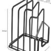 Unyqoos® Compacte keukenorganizer voor snijplanken en deksels met stevige basis
