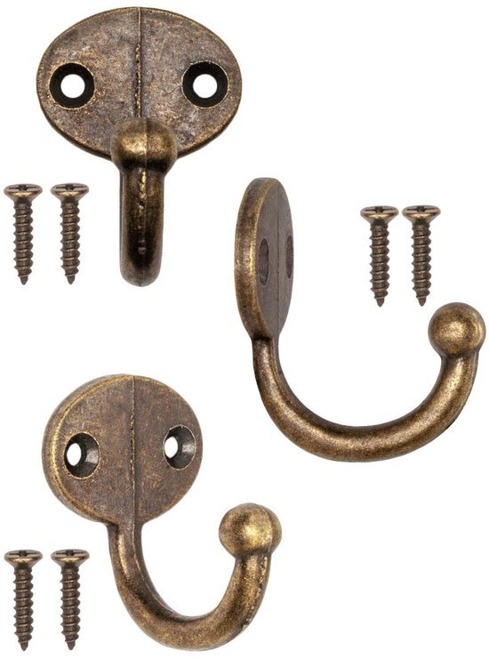 550x741-4.jpg Unyqoos® Set van vijf elegante wandhaken in antiek bronzen stijl voor diverse ruimtes