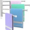 Unyqoos® Stijlvolle draaibare handdoekhouder met 4 zwenkarmen voor badkamer en keuken