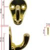 550x746-2.jpg Unyqoos® Set van 5 gouden wandhaken voor stijlvolle en veelzijdige toepassingen