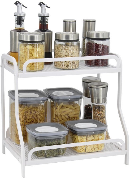 550x751-4.jpg Unyqoos® Tweedelig multifunctioneel opbergrek voor badkamer en keuken, wit
