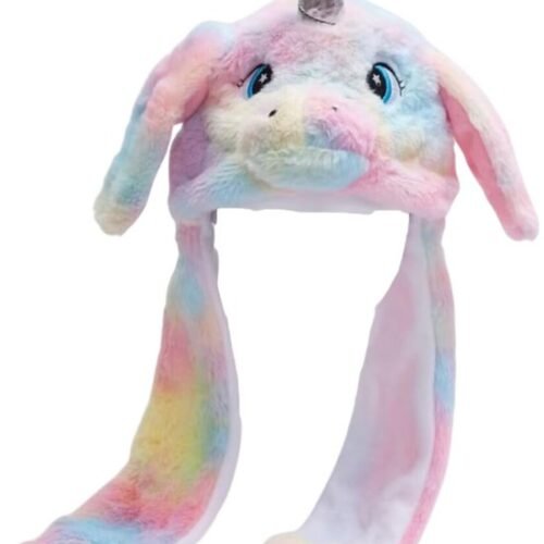 Unyqoos® Pluche Eenhoorn Muts met Beweegbare Oren voor Cosplay en Feestjes