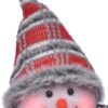 Unyqoos® Lichtgevende sneeuwpop decoratie met kleurrijke LEDs voor binnengebruik
