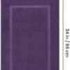 Unyqoos® Zachte en Luxueuze Set van 2 Grote Katoenen Badmatten voor Comfort in de Badkamer