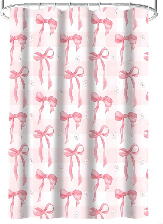 550x758.jpg Unyqoos® Waterdichte polyester 180X180 douchegordijnset met ringen voor bad en douche