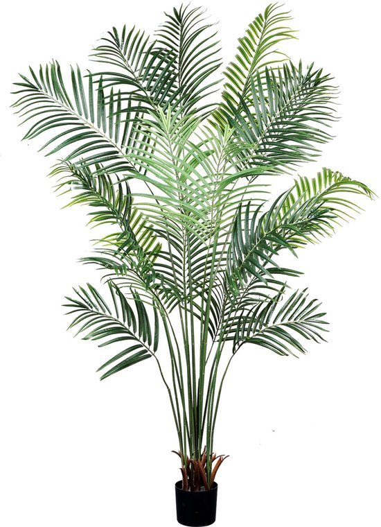 Unyqoos® Grote kunstmatige palmplant voor interieurdecoratie met verstelbare bladeren