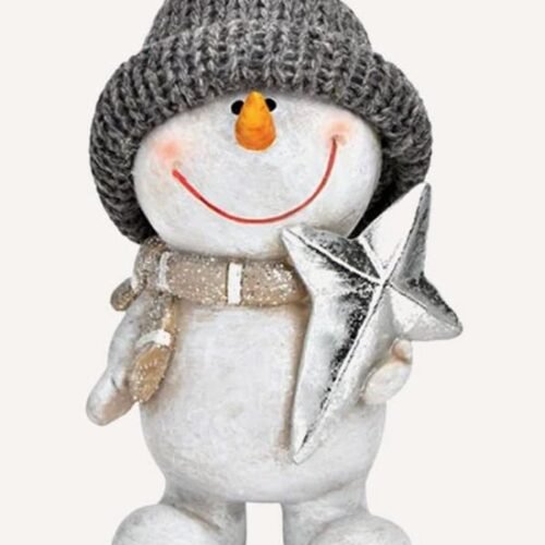 550x761-11.jpg Unyqoos® Sfeervolle sneeuwpop decoratie met ster voor winter en kerst