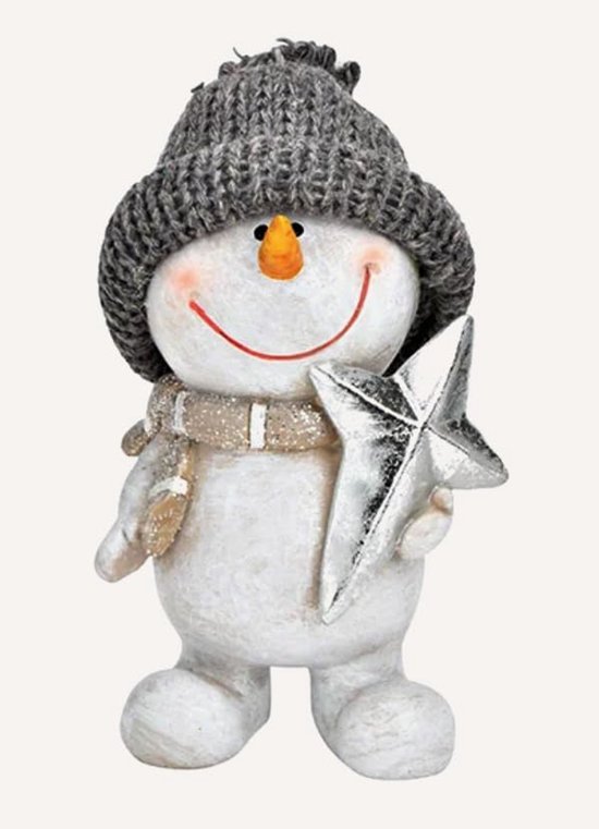 550x761-11.jpg Unyqoos® Sfeervolle sneeuwpop decoratie met ster voor winter en kerst