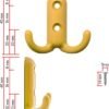 550x761-13.jpg Unyqoos® Set van vijf kleurrijke dubbele haken voor kinderkamers en kleuterscholen