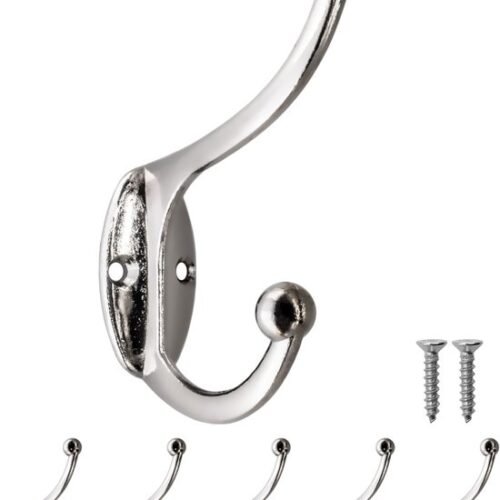 550x763-4.jpg Unyqoos® Set van vijf elegante zilveren wandhaken voor diverse interieurstijlen