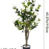 550x766-5.jpg Unyqoos® Set van twee realistische kunstmatige cameliabomen voor binnen- en buitendecoratie