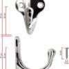 550x766-7.jpg Unyqoos® Set van vijf zilverkleurige wandhaken met klassiek design en afwerking