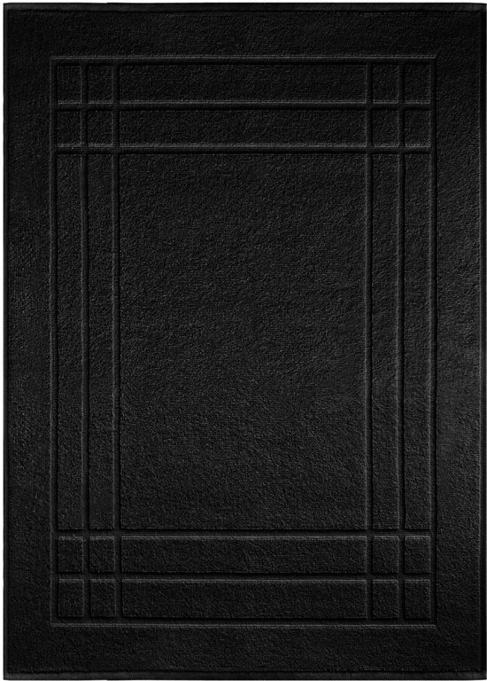 550x768-2.jpg Unyqoos® Zwarte katoenen badmat 50x70 cm voor moderne en comfortabele badkamer