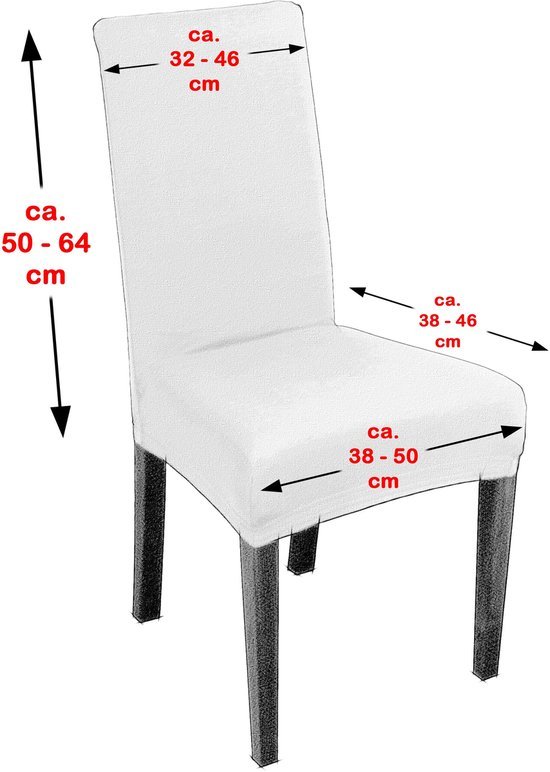 Unyqoos ® Elastische Stoelhoezen Set van 2 voor Optimale Stoelbescherming en Stijl