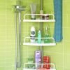 550x775-1.jpg Unyqoos® Verstelbaar hoekrek voor badkamer met vier planken en haken