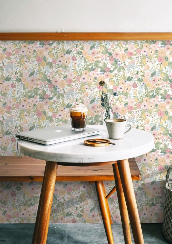 550x778-9.jpg Unyqoos® Zelfklevend bloemenbehang met vintage uitstraling voor diverse ruimtes 41 x 300 cm