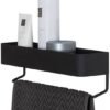 550x779-1.jpg Unyqoos® Stijlvolle metalen wandplank met geïntegreerde handdoekstang voor badkamer en keuken