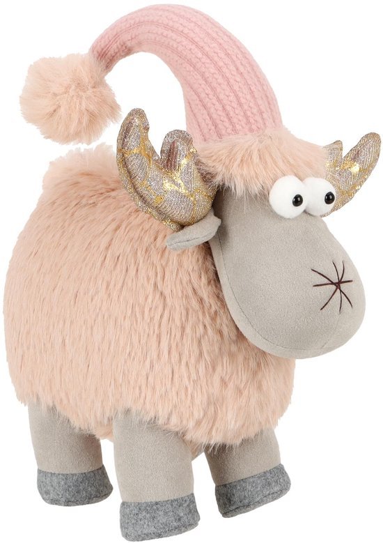 550x779-2.jpg Unyqoos® Schattige Rendierdecoratie in Winterkleding voor Kerstinterieur