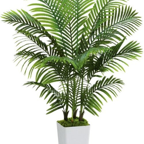 Unyqoos® Levensechte kunstpalm van 150 cm voor binnen en buiten decoratie