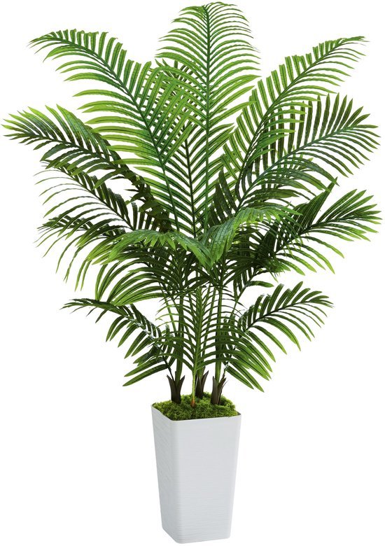 Unyqoos® Levensechte kunstpalm van 150 cm voor binnen en buiten decoratie