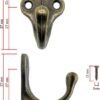550x780-5.jpg Unyqoos® Set van 5 elegante bronzen haken voor garderobe en handdoeken