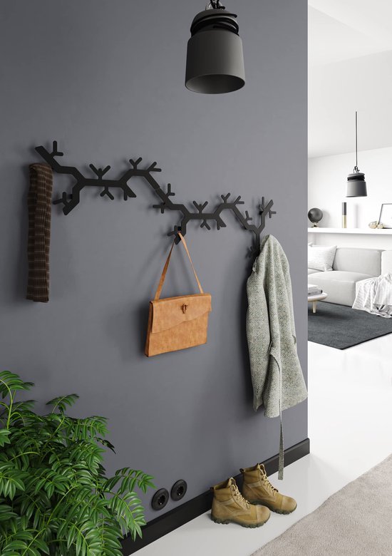 550x780-6.jpg Unyqoos® Stijlvolle metalen wandkapstok met boomtakontwerp voor elk interieur