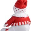 550x781-8.jpg Unyqoos® Set van twee feestelijke decoraties met Kerstman en sneeuwpop, 28 cm hoog