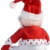 550x784-2.jpg Unyqoos® Set van twee feestelijke decoraties met Kerstman en sneeuwpop, 28 cm hoog
